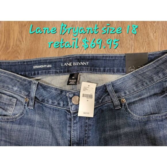 Plus size 18 Lane Bryant new tags women's jeans boho denim - Picture 1 of 7